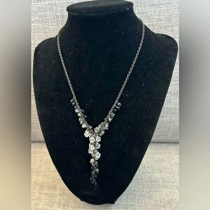 Beautiful 2028 by 1928 statement necklace in black and white